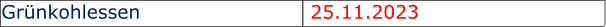 Gr�nkohlessen  				 25.11.2023